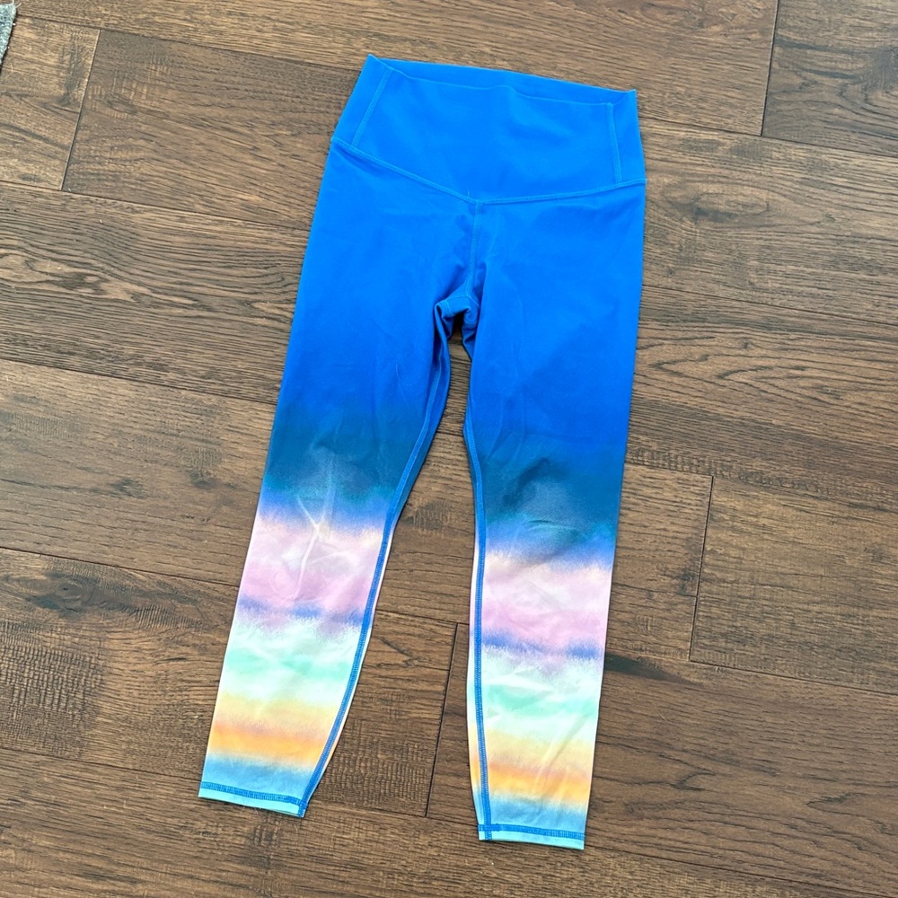 Colorful Gradient Kids Leggings - Size 10-12